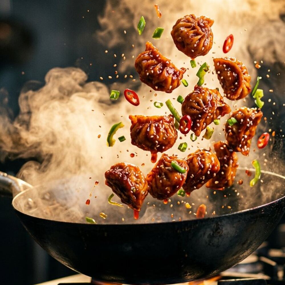 Schezwan, wok-tossed