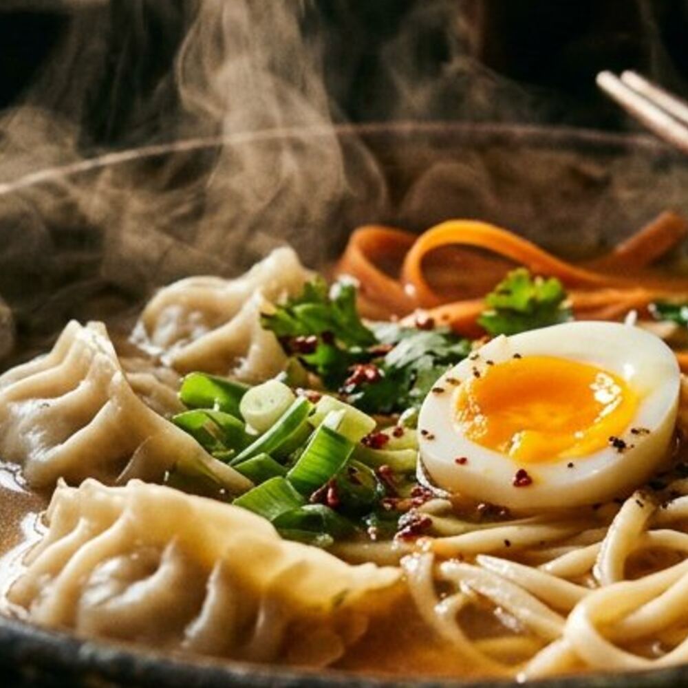 Spicy Momo Broth Bowl